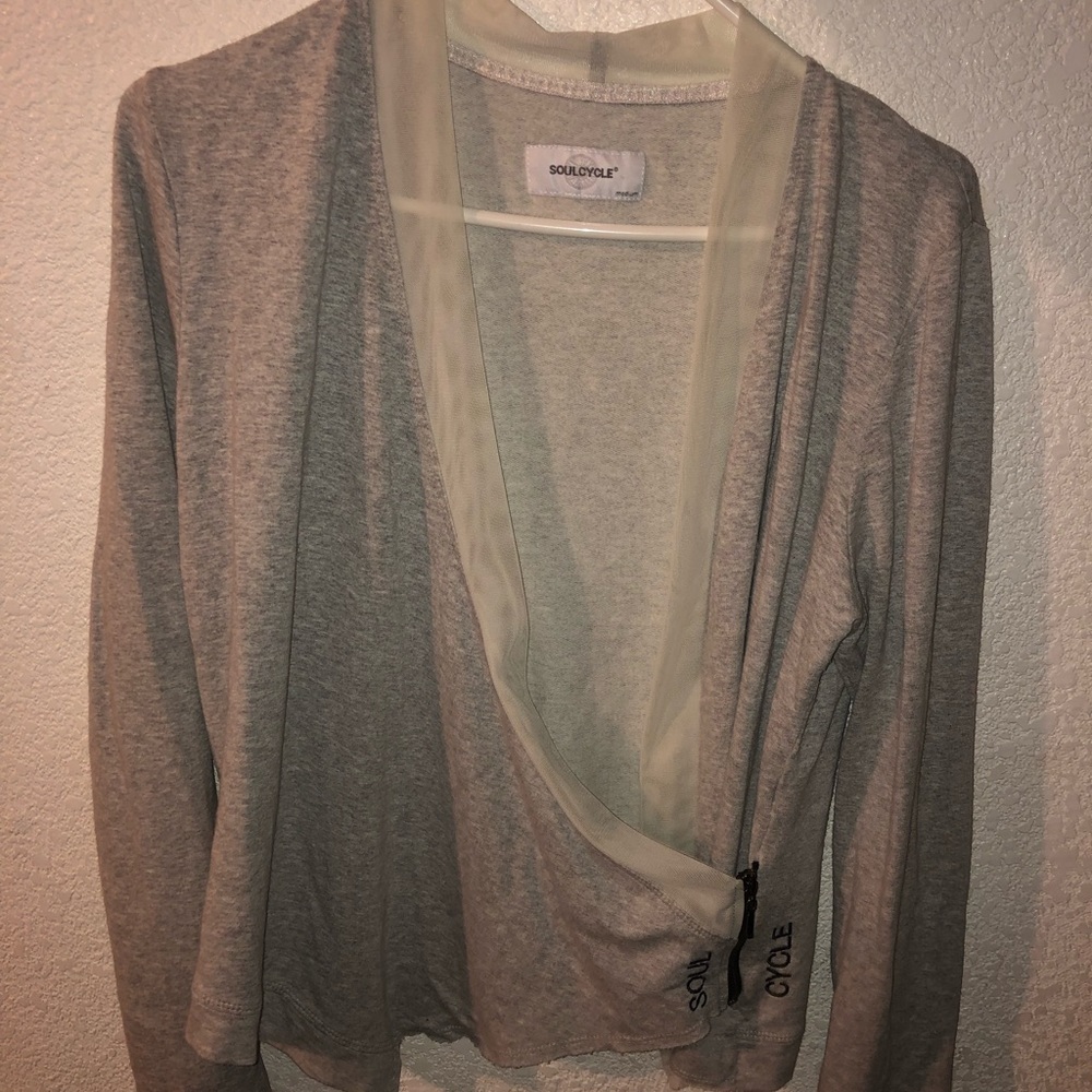 Soul cycle sweater.